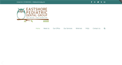 Desktop Screenshot of eastshorepediatricdental.com